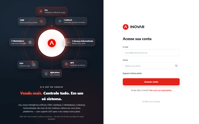 Imagem do projeto ERP Financeiro Inovar